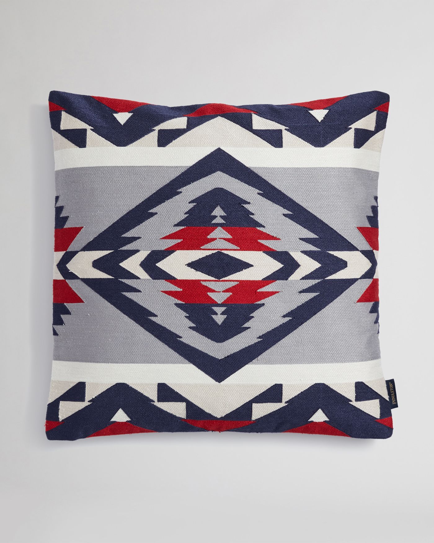 TECOPA HILLS EMBROIDERED SQUARE PILLOW